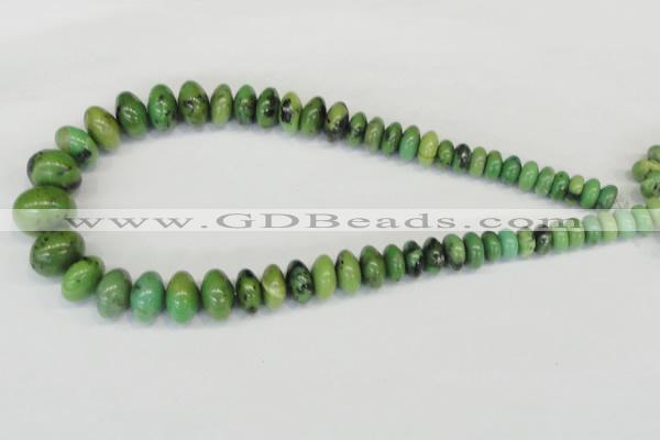 CAU30 Multi-size rondelle australia chrysoprase beads wholesale