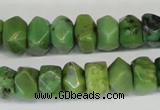 CAU32 15.5 inches 8*12mm nugget australia chrysoprase beads wholesale