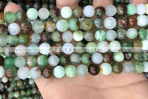 CAU436 15.5 inches 8mm round Australia chrysoprase beads wholesale