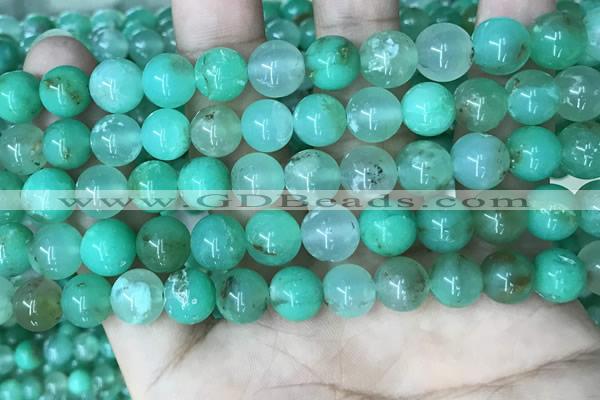 CAU443 15.5 inches 9mm round Australia chrysoprase beads