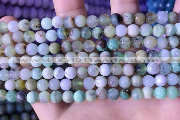 CAU466 15.5 inches 6mm round Australia chrysoprase beads