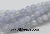 CBC01 15.5 inches 6mm round blue chalcedony beads wholesale