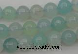 CBC203 15.5 inches 10mm round ocean blue chalcedony beads