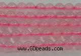 CBC300 15.5 inches 4mm round pink chalcedony beads wholesale