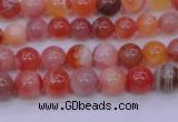 CBC400 15.5 inches 4mm A grade round orange chalcedony beads