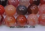 CBC405 15.5 inches 14mm A grade round orange chalcedony beads