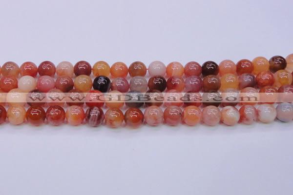 CBC405 15.5 inches 14mm A grade round orange chalcedony beads