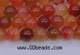 CBC411 15.5 inches 6mm AA grade round orange chalcedony beads