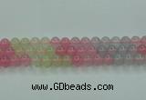 CBC423 15.5 inches 10mm round mixed chalcedony beads wholesale