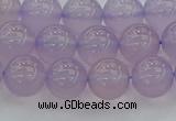 CBC432 15.5 inches 10mm round purple chalcedony beads wholesale