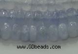 CBC446 15.5 inches 5*8mm faceted rondelle blue chalcedony beads