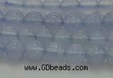 CBC451 15.5 inches 6mm round blue chalcedony beads wholesale