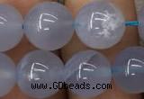 CBC721 15.5 inches 10mm round blue chalcedony gemstone beads