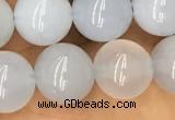 CBC733 15.5 inches 10mm round blue chalcedony beads wholesale