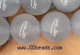 CBC734 15.5 inches 12mm round blue chalcedony beads wholesale