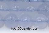 CBC817 15.5 inches 8mm round blue chalcedony gemstone beads