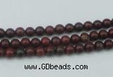 CBD10 15.5 inches 4mm round brecciated jasper gemstone beads