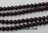 CBD150 15.5 inches 4mm round Chinese brecciated jasper beads