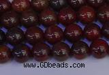 CBD351 15.5 inches 6mm round poppy jasper beads wholesale