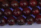 CBD353 15.5 inches 10mm round poppy jasper beads wholesale