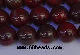 CBD354 15.5 inches 12mm round poppy jasper beads wholesale