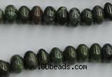 CBG04 15.5 inches 6*10mm rondelle bronze green gemstone beads