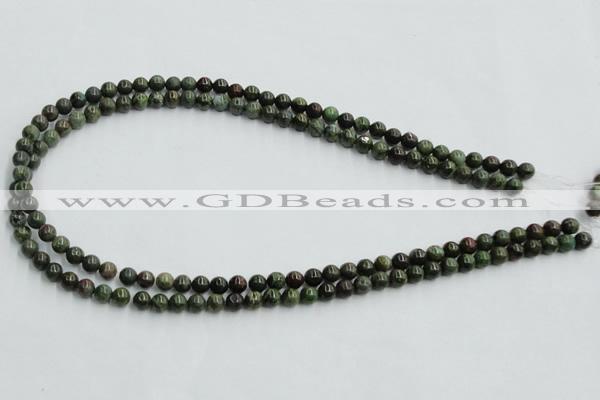 CBG22 15.5 inches 4mm round bronze green gemstone beads wholesale