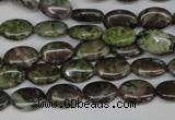 CBG27 15.5 inches 8*12mm oval bronze green gemstone beads