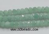 CBJ01 15.5 inches 4*6mm faceted rondelle jade beads wholesale