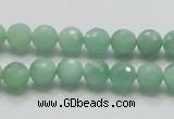 CBJ06 15.5 inches 8mm faceted round jade beads wholesale