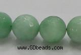 CBJ10 15.5 inches 18mm faceted round jade beads wholesale