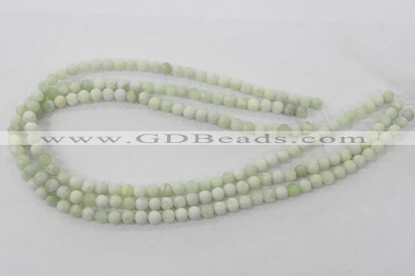 CBJ202 15.5 inches 6mm round butter jade beads wholesale