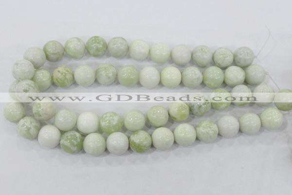 CBJ207 15.5 inches 16mm round butter jade beads wholesale