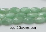 CBJ28 15.5 inches 8*12mm faceted oval jade beads wholesale