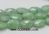 CBJ29 15.5 inches 10*14mm faceted oval jade beads wholesale