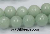 CBJ330 15.5 inches 14mm round AA grade natural jade beads