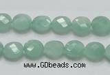 CBJ36 15.5 inches 10mm faceted flat round jade beads wholesale