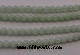 CBJ400 15.5 inches 4mm round natural jade beads wholesale