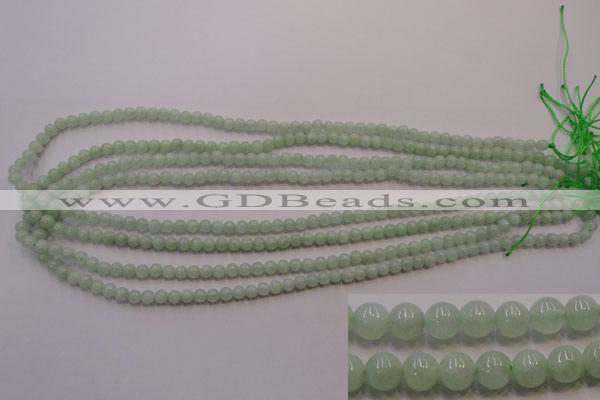 CBJ400 15.5 inches 4mm round natural jade beads wholesale