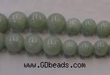 CBJ409 15.5 inches 6mm - 12mm round natural jade beads wholesale