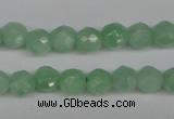 CBJ46 15.5 inches 4mm faceted round jade beads wholesale