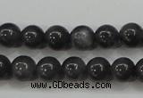 CBJ502 15.5 inches 6mm round black jade beads wholesale