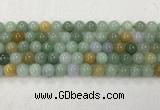 CBJ627 15.5 inches 8mm round jade beads wholesale