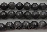 CBJ650 15.5 inches 6mm round black jade beads wholesale