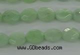 CBJ68 15.5 inches 7*9mm faceted oval jade gemstone beads