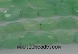 CBJ69 15.5 inches 6*8mm faceted rectangle jade gemstone beads