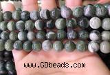 CBJ708 15.5 inches 10mm round green jade beads wholesale