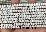 CBJ745 15.5 inches 4mm round dalmatian jade gemstone beads wholesale