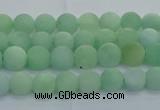 CBJ80 15.5 inches 4mm round matte jade gemstone beads wholesale