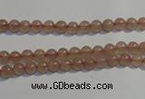 CBQ01 15.5 inches 4mm round strawberry quartz beads wholesale